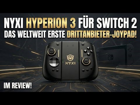 NYXI Hyperion 3 Controller für die Nintendo Switch 2 - besser als das Original mit Wake Up Funktion