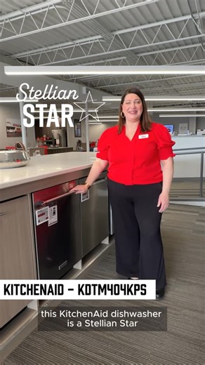 Warners' Stellian Appliance on Instagram: "What makes this KitchenAid dishwasher a Stellian Star? With over 50 total wash jets and 4 spray arms, this KitchenAid dishwasher delivers targeted cleaning at every level—even the third rack. Plus, its self-cleaning filtration system means no more rinsing dishes or cleaning filters by hand. What features do you look for when purchasing a new dishwasher? #HomeAppliances #kitchenappliances"