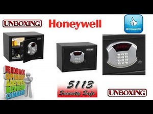 Honeywell Digital Safe - Model: 5113 - Unboxing and Full Feature Overview / How-To Operate