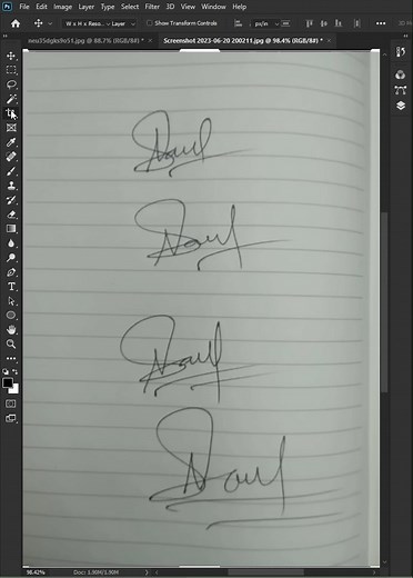 9.4K views · 113 reactions | Digital Signature - Short Photoshop...