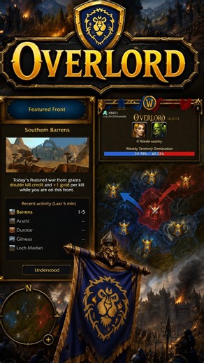 ⚔️ Overlord - TURNS WoW INTO A REAL WAR! Territory Control and Sieges | WoW Midnight