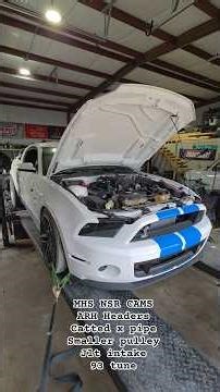 2010 Shelby GT500 dyno MHS NSR Cams #AmericanRacingHeaders #SVT #Shelby #GT500 #TXEPBuilt