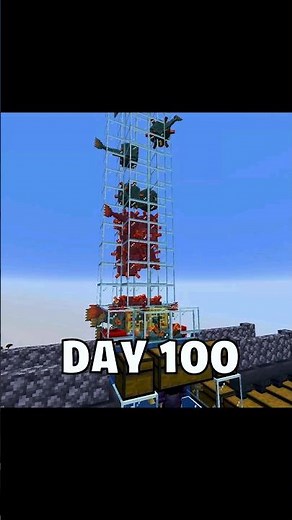 20 Farms in 100 Minecraft days #minecraft #minecraftfarm #mcpe #minecraftjava #minecraftpe