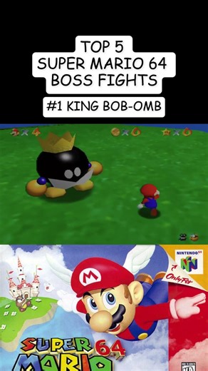 My favorite 5 boss battles on Mario 64. #videogames #nostalgia #supermario64