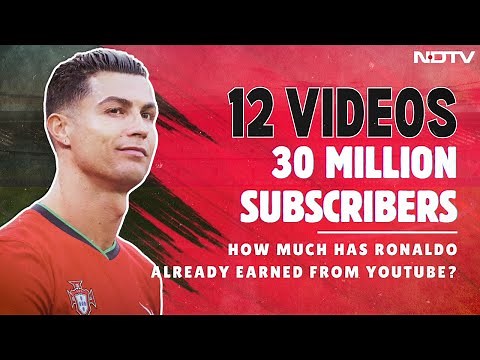 UR Cristiano Official | 12 Videos, 30 Million Subscribers: Ronaldo’s YouTube Earnings Till Now