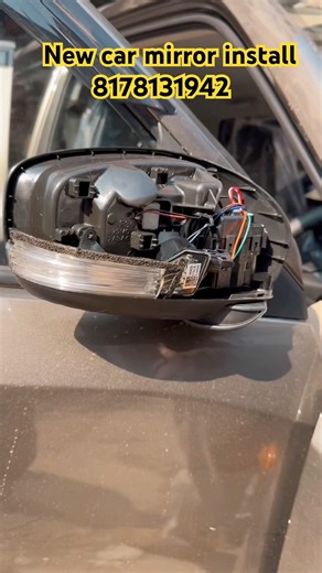 New car mirror install full modifications✅car accessories #luxury #vairal #marutisuzuki #india #car￼