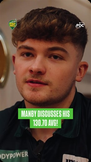 Professional Darts Corporation | Charlie Manby talks about his monster 130.70 average, which he recorded on the Development Tour earlier this year! 👀 | Instagram