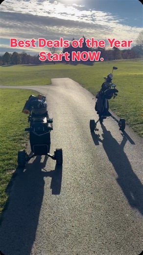 Out here today with a couple electric push carts rolling in front of...