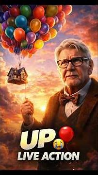 UP (2026) Live Action 🎈 First Trailer | Harrison Ford as Carl? 😲#shorts #viral