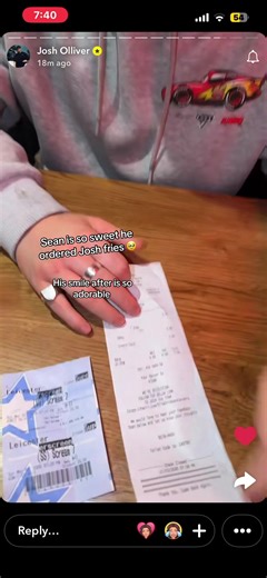 Sean's Sweet Gesture: Fries for Josh