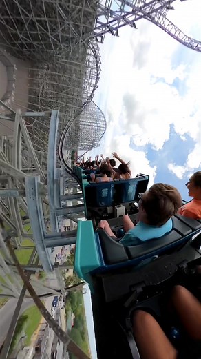 One of the craziest rides, Iron Gwazi at Busch Gardens #buschgardens #summer #rollercoaster