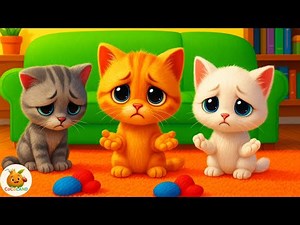 🧤 Three Little Kittens – Sing Along with Mittens Song | Fun Learning for Toddlers 🎶🐱