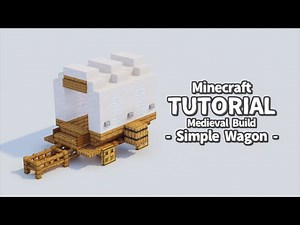 [Minecraft] - How to build a Simple Wagon - [Tutorial]