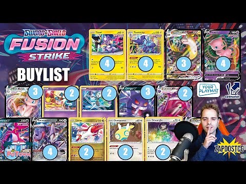 Pokemon TCG Fusion Strike BUYLIST Best Cards (Set Review)