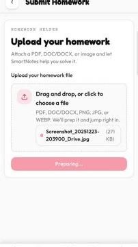 Solve Exams questions with smartnotes