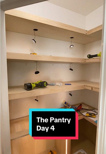 How to Build Strong DIY Floating Pantry Shelves (Torsion Box)