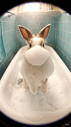 let's take a shower together friends. #viralshorts #foryoupage #rabbit #funny