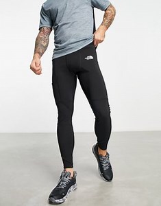 The North Face Running Winter Warm wind resistant running tights in black | ASOS