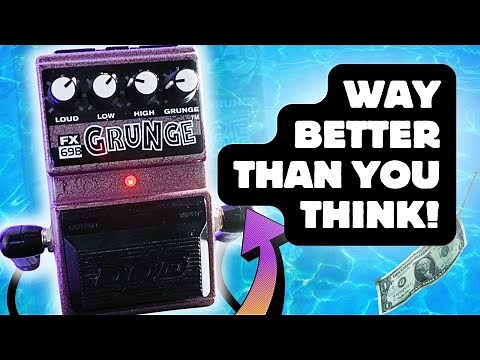 The DOD Grunge Is The Best Worst Distortion Pedal of All Time! [FX69B Demo]