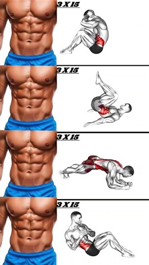 SIX pack abs exercise video home workout #strongabs #abs #motivation #gym #sixpackabs #abworkout