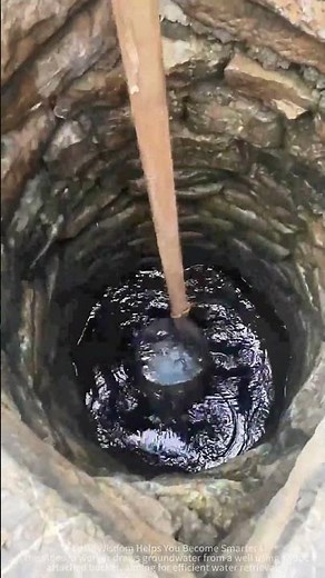 The workers used buckets to pump water from wells
