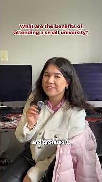 What are the benefits of attending a smaller university?