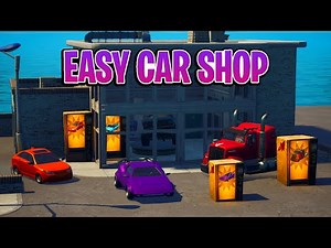 EASY CAR SHOP Tutorial in Fortnite Creative