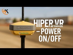 Topcon Hiper VR - How to Power On & Off