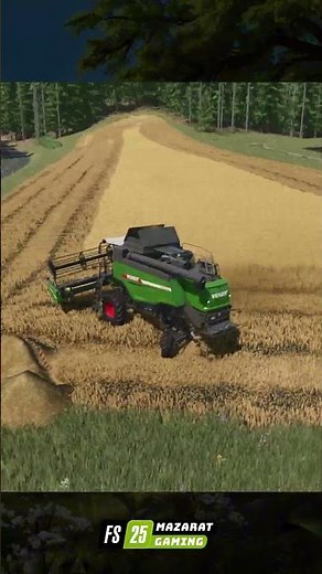 Powerful Fendt Combine Harvests Golden Wheat! 🌾🚜 | Farming Simulator 25