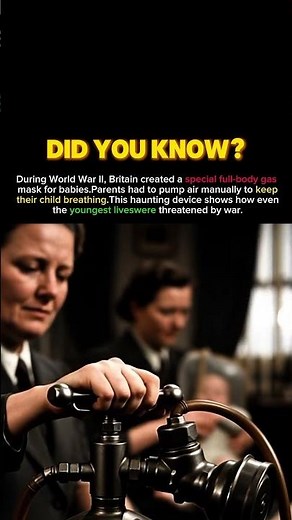 WW2 Made THIS for Babies… Unbelievable 😳 #historyfacts #history #historyshorts