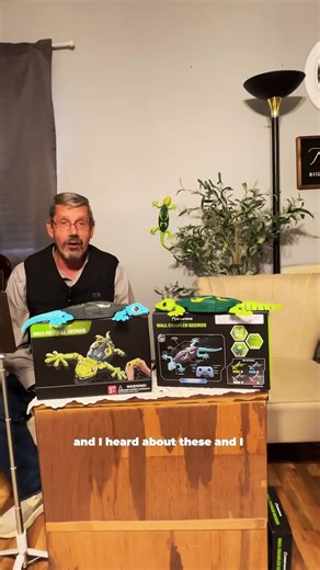 Wall Crawler Gecko, Winktoys Remote Control Toy, Electric Lizard Toy with LED Glowing Eyes, 360° Spin, Animal Toy, Fun Indoor Toy, Gift Idea, Party Toy, Cool Gifts, Family Fun