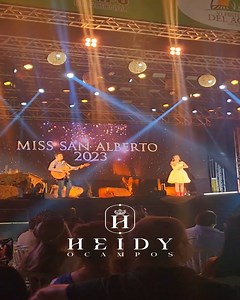 Show en vivo Miss San Alberto Heidy Ocampos. | Heidy Ocampos