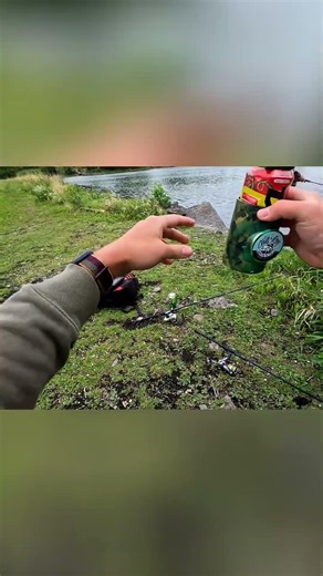 Chill Fishing Hack: Sip, Cast, and Relax by Relax! #shorts
