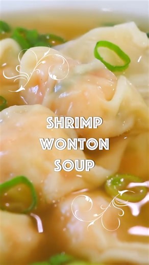 Shrimp Wonton Soup for Chinese New Year 🧧 A cozy, celebratory bowl with juicy shrimp wontons and savory broth — ready in just 30 minutes. You’ll need: shrimp, wonton wrappers, chicken stock, bok choy, scallions, ginger, and more. 📝 Full video printable recipe in the comments! 💛 Craving this? Save it & share with a friend! #wontonsoup #chinesenewyear | CiCi Li