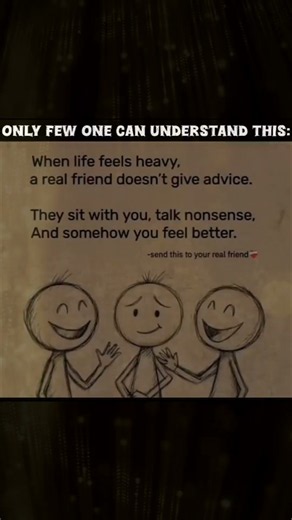 A Real Friend Doesn’t Give Advice… They Just Stay ❤️🥺 | True Friendship