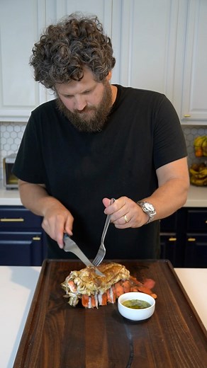 Let’s make some lobster 🦞 #lobster #bbq #cooking #4thofJuly | cookinwithswiss