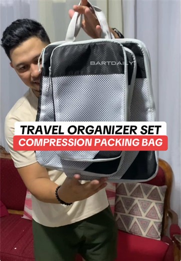 Travel Organizer Set Compression Packing Cubes for suitcases #travel #bag #luggae #suitcase #organizer #gift