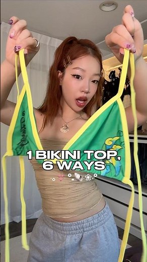 BEST BIKINI HACK EVER!! 6 ways to tie 1 bikini top