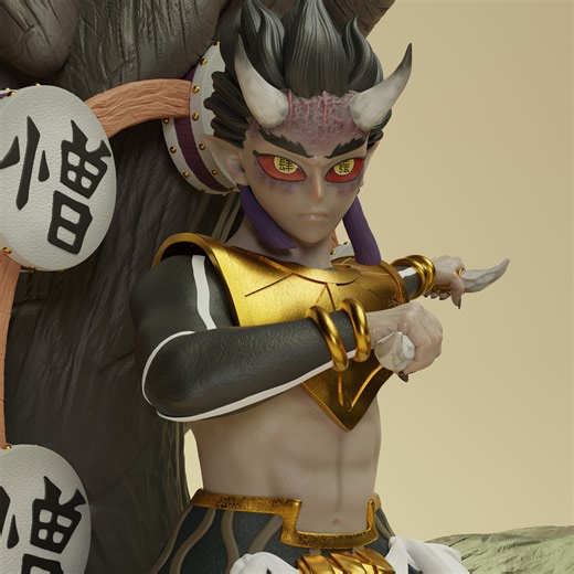 Hantengu (Zohakuten form) - Demon Slayer