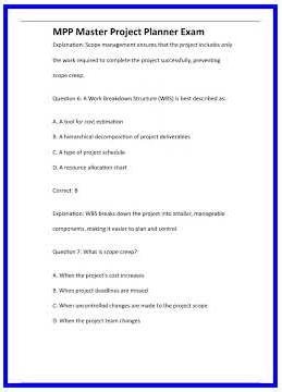 MPP Master Project Planner Exam 636x882