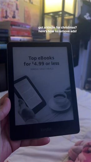 how to removed ads from your #kindle 📖 #booktok #booktube