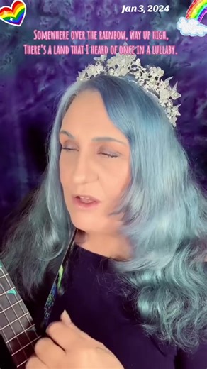 somewhere over the rainbow, wizard of oz version #ukulelecover #favoritsong #singersoftiktok #onthisday