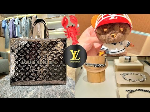 NEW at MEN'S LV 🦞 LV SHOPPER TOTE MONOGRAM MIRROR 🦞 LV LOUIS BEAR (LVBUBU) CHARM 🦞 LV LOBSTER CHARM