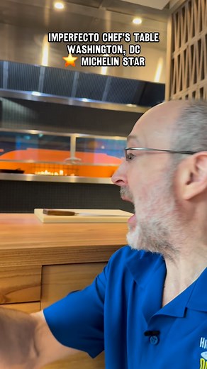 The Chef’s Table at one Michelin Star Imperfecto is dinner and a cooking show. The opening bites were: bread and butter, oyster and foie, tuna crostini, sunchoke kebbab, coxinha and mushroom soup. A very strong start. @imperfectodc #foodie #eating #cooking #restaurant #tastingmenu #foodreview #michelinstar #imperfecto #highspeeddining | High Speed Dining