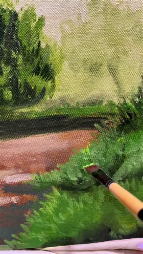 Acrylic Painting Ideas: Create a Forest Landscape