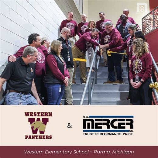 🏆 Proud to announce the successful completion of Western Elementary School in Parma, Michigan! This project combined three elementary schools into one, creating a collaborative learning experience from Kindergarten to 12th grade. We are excited to see the innovative educational spaces come to life. Building dreams for the future generations to come! We are truly thankful to the staff, students, and families of Western School District! A huge thank you to the RW Mercer team and all of our subcon