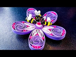 How to make Quilling Tiny Bee | Tutorial | DIY | Paper Craft