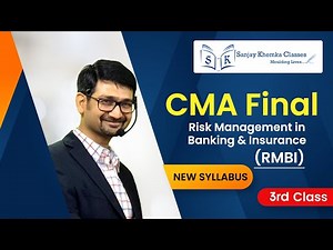 CMA Final Elective Paper Risk Management RMBI 3rd Class Module 1 CA Sanjay Khemka