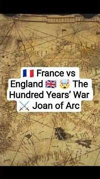 🇫🇷 France vs England 🇬🇧 🤯 The Hundred Years’ War ⚔️ Joan of Arc 🔥 #shorts
