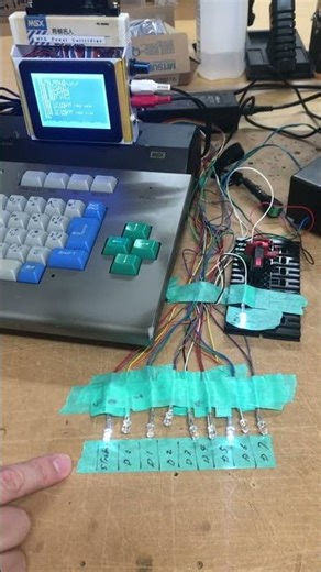 MSX Mitsubishi ML-8000 printer port control in MSX-Basic, supported by Grok.